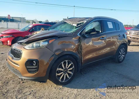 2017 Kia Sportage Ex z USA, uszkodzony, nr VIN KNDPN3AC9H7233744